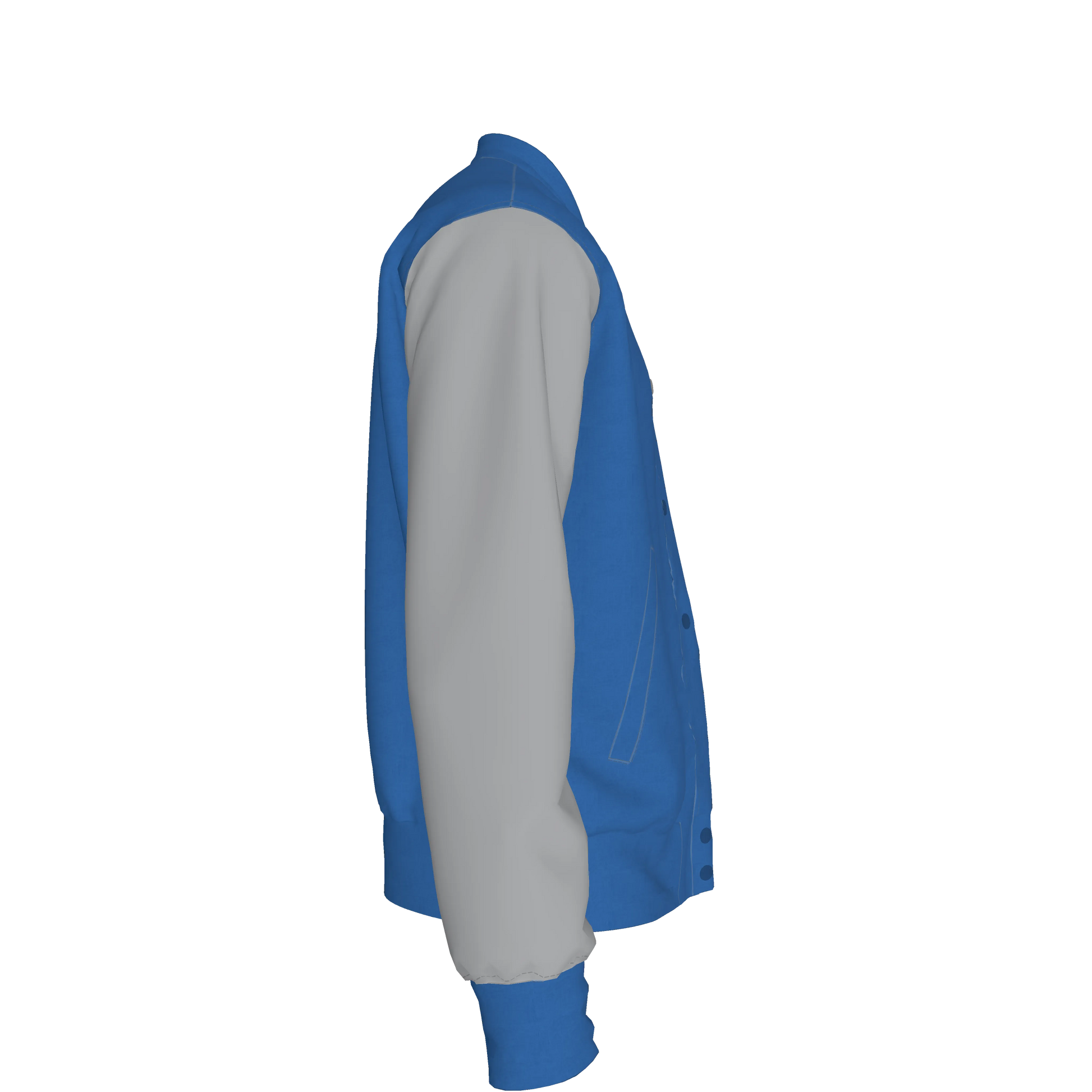 L'EGNA VARSITY JACKET - (BLUE)