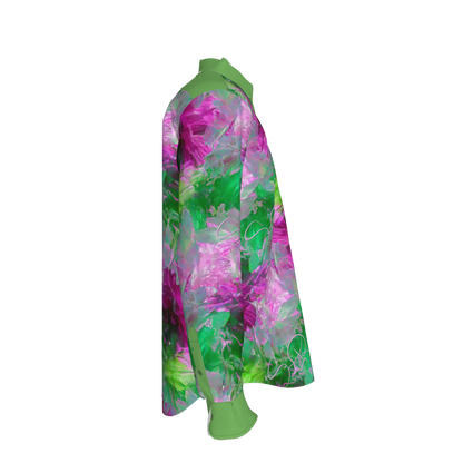 Mauricio-Print 3 Button-Up Shirt (French Placket/Unisex)