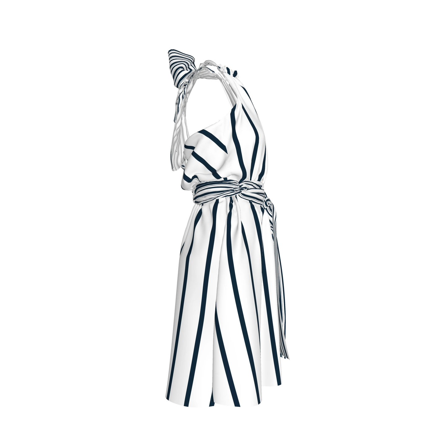 Knee Length Halter Dress