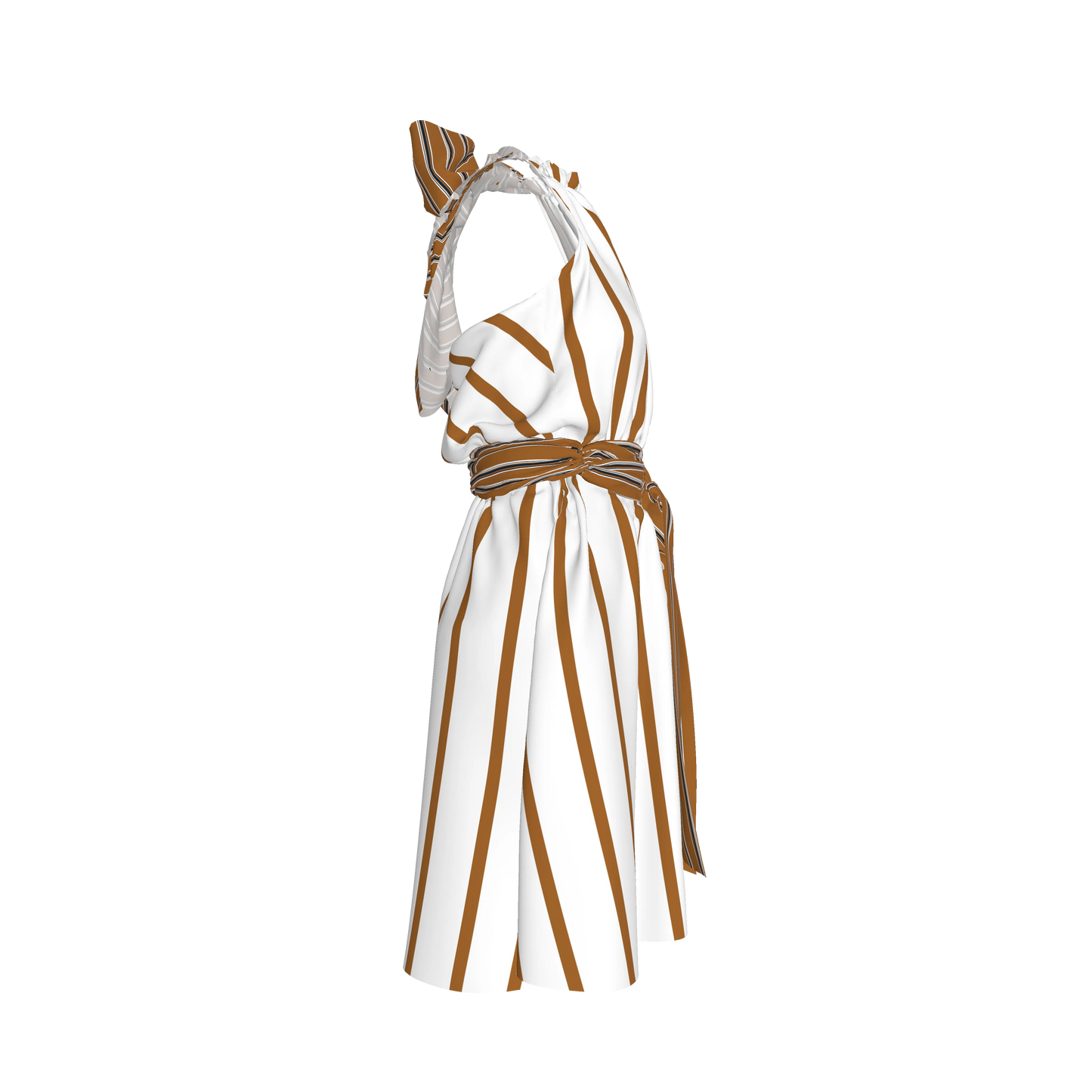 Knee Length Halter Dress