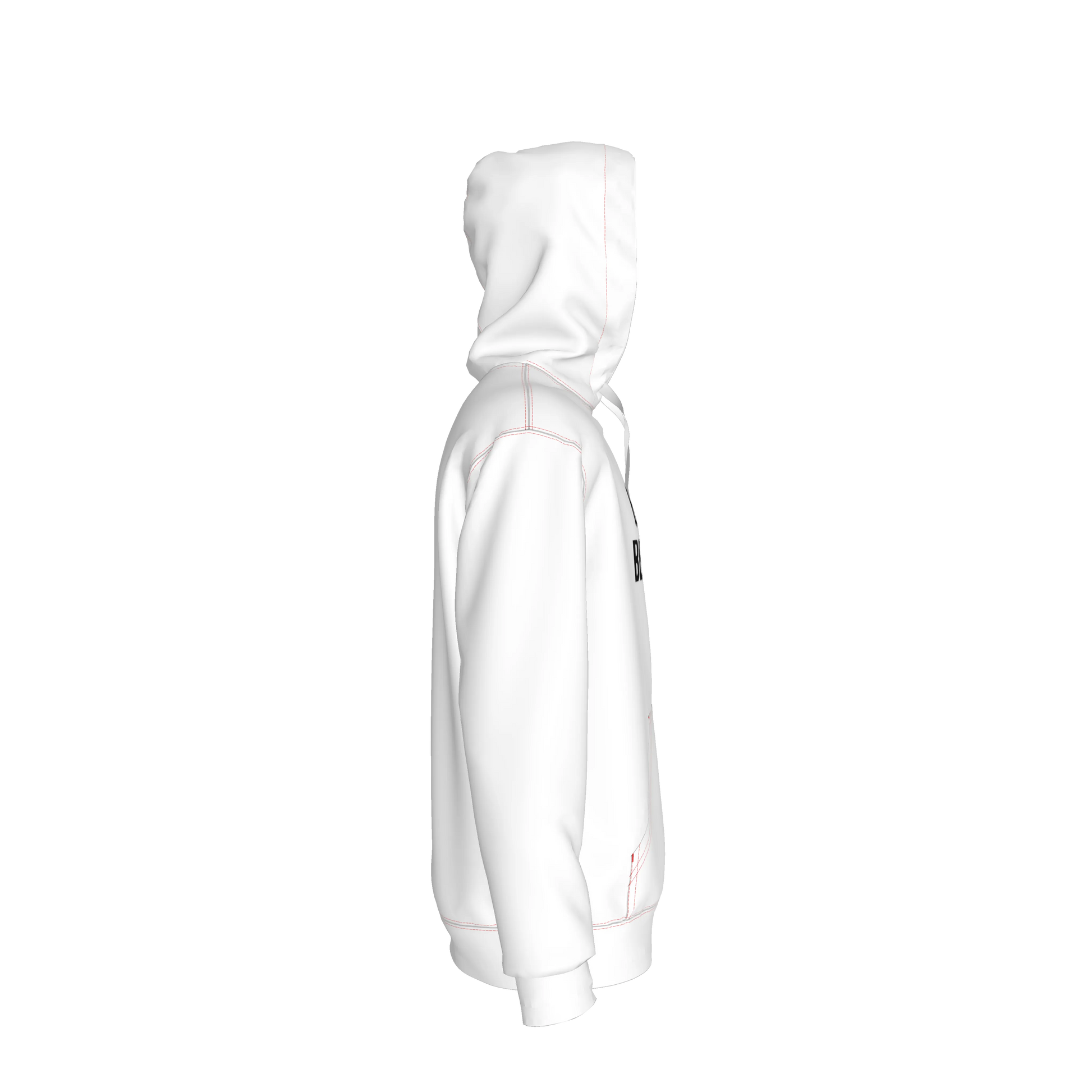 White Hoodie – Be a Rebel, Be Yourself.