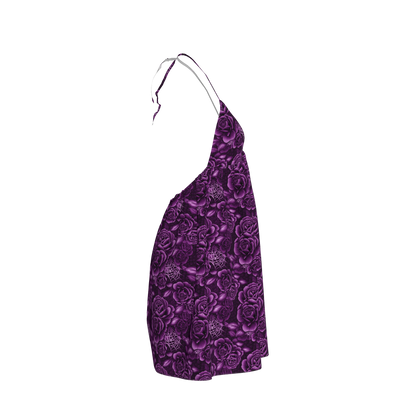 Purple Baby Doll Dress