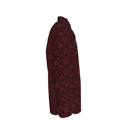 Blood Red Filagree Dress Shirt