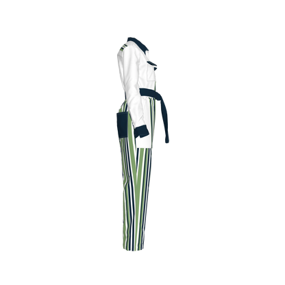 Button Front Jumpsuit