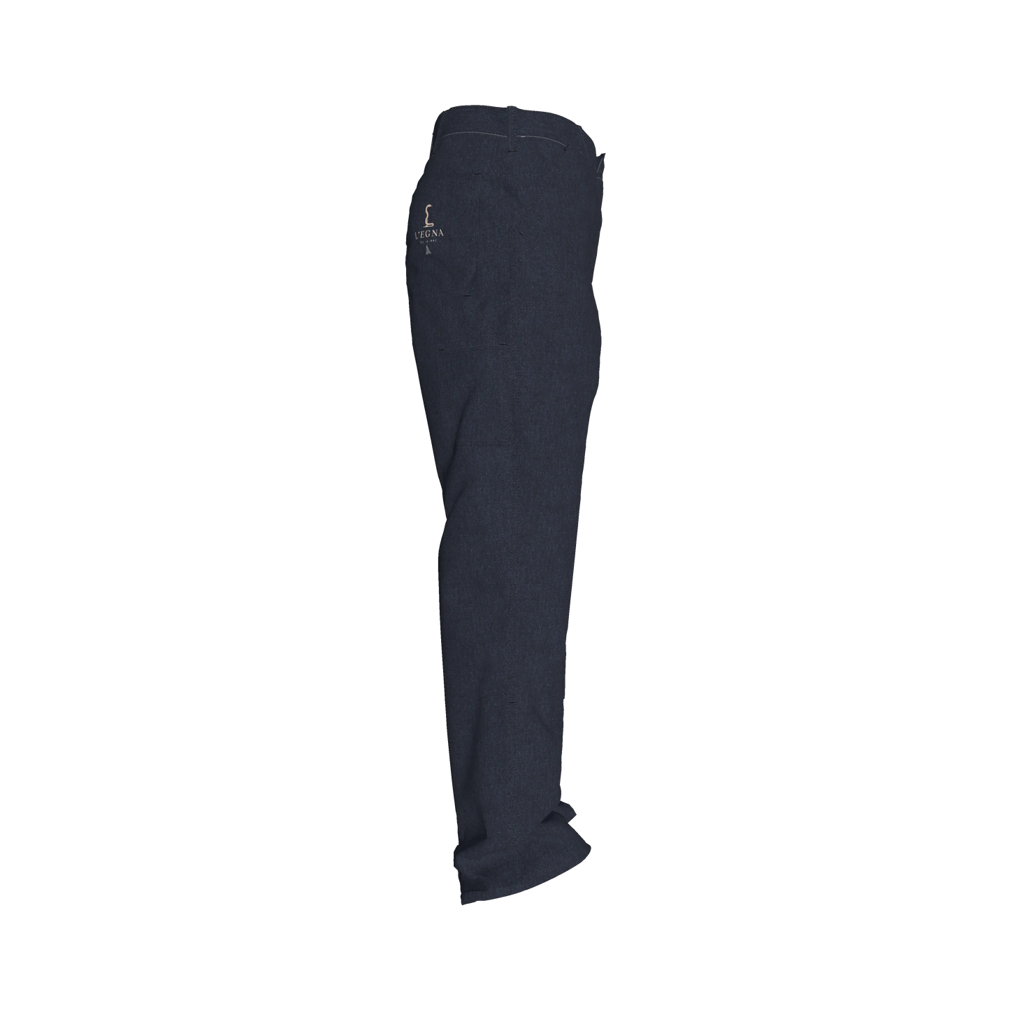L'EGNA Rising Boxy Carpenter Denim Pant (Classic Blue)
