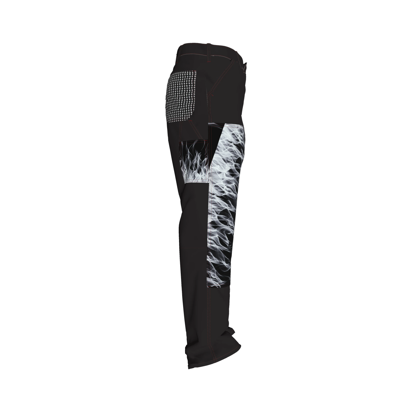 White Fire Pants