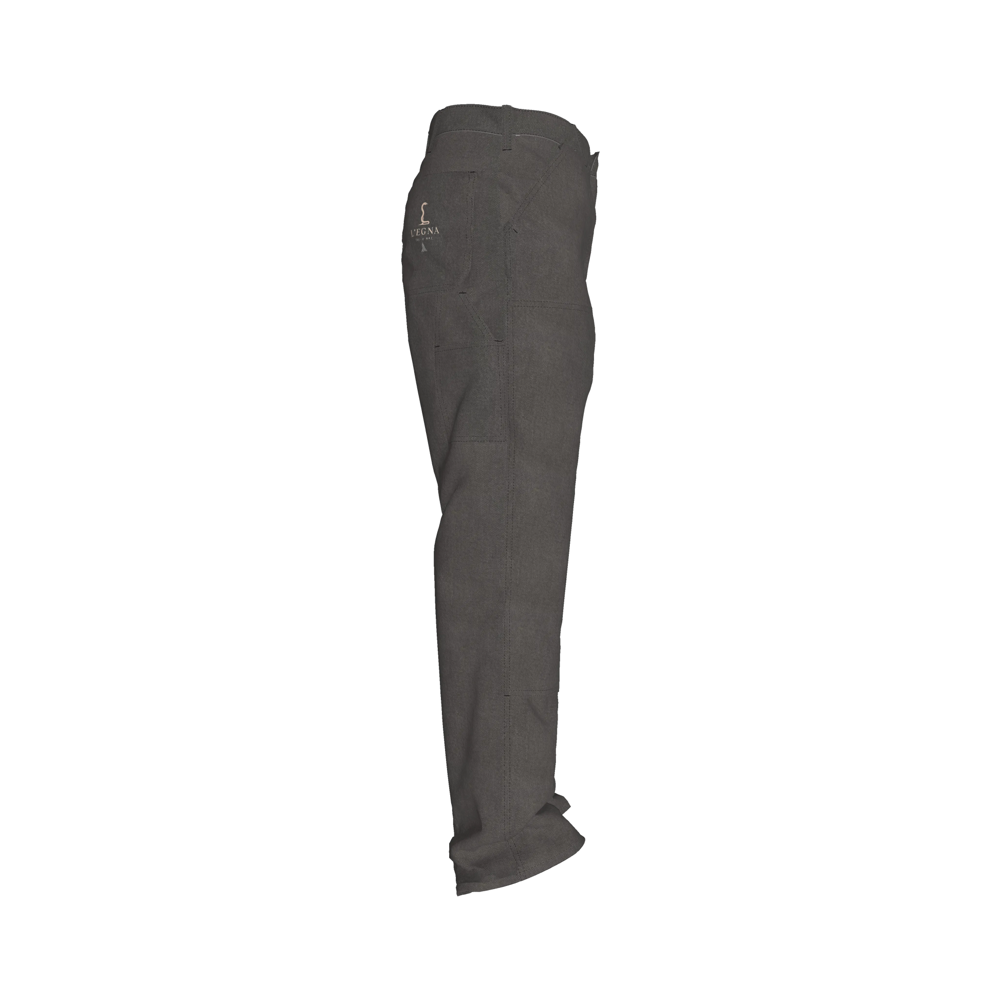 L'EGNA RISING BOXY (GRAY BROWN) Carpenter DENIM