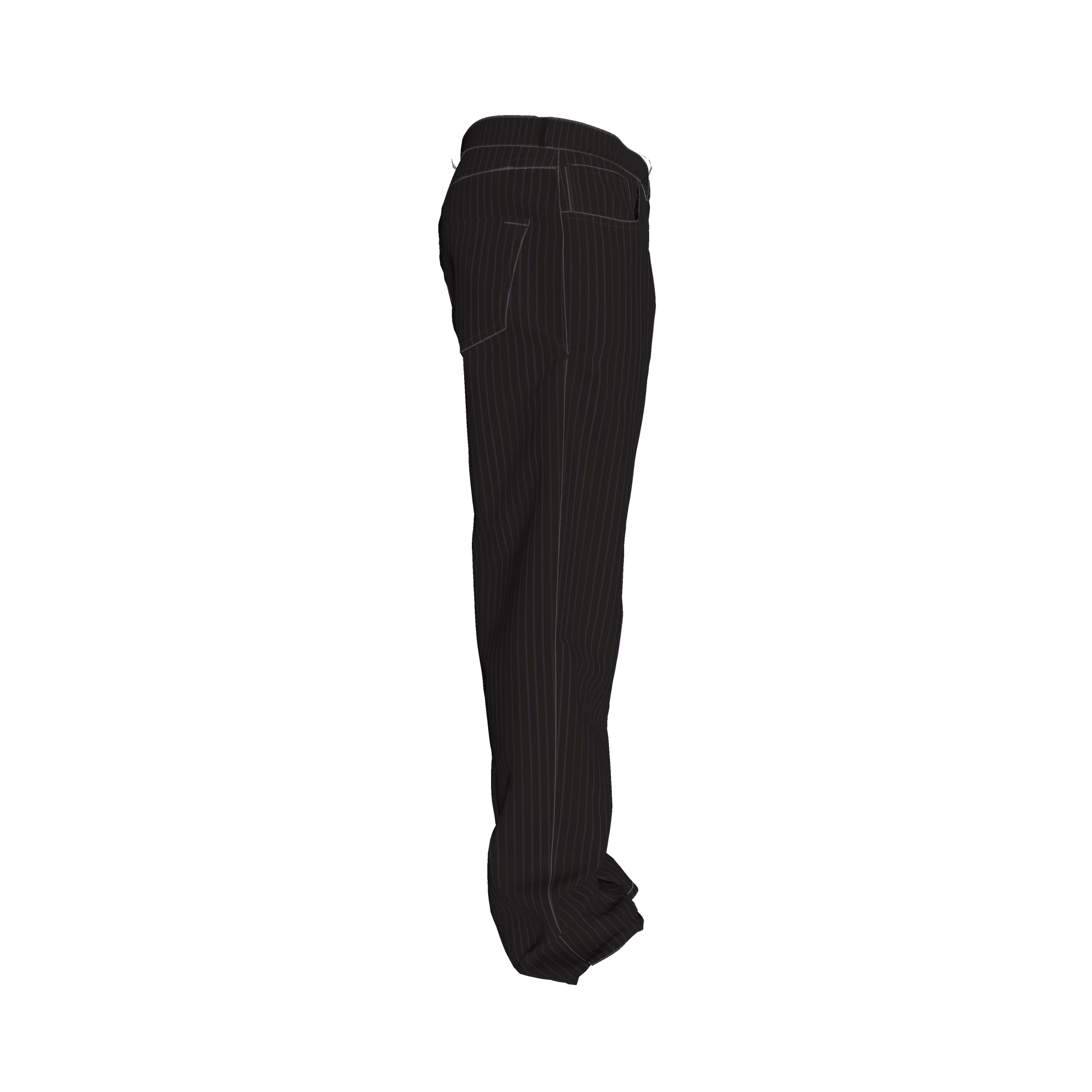 Brown on Black Pinstriped Premium Men’s Pant’s