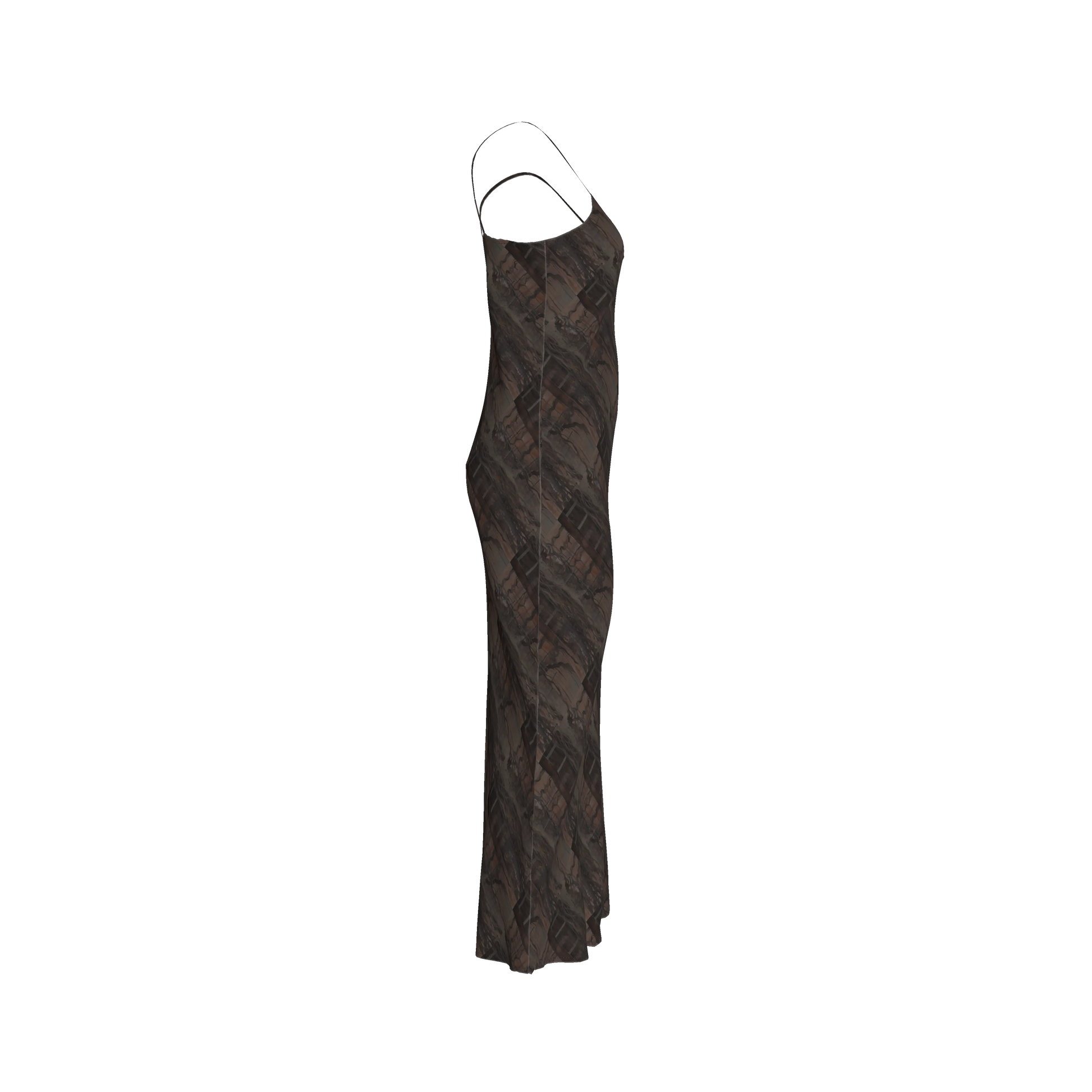 Even the Darkness Flows Bias Dress