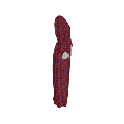 Kimono Sleeve Abaya in Lightweight Viscose Ecovero Rayon Crepe