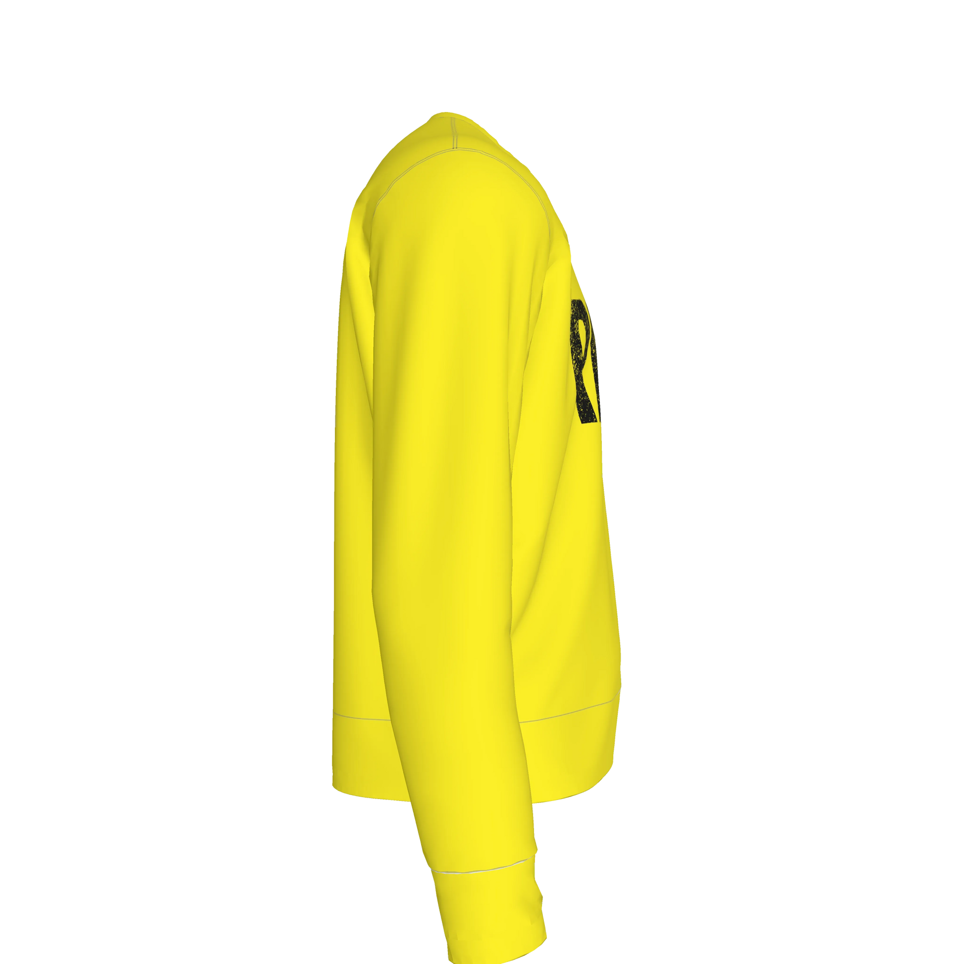 Sweatshirt Yellow - Tailored Crewneck Sweatshirt